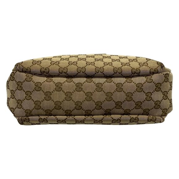 GUCCI GG Pattern, Shelly (Web) Beige White Multi Jacquard Leather 566-071825 - Picture 5 of 14